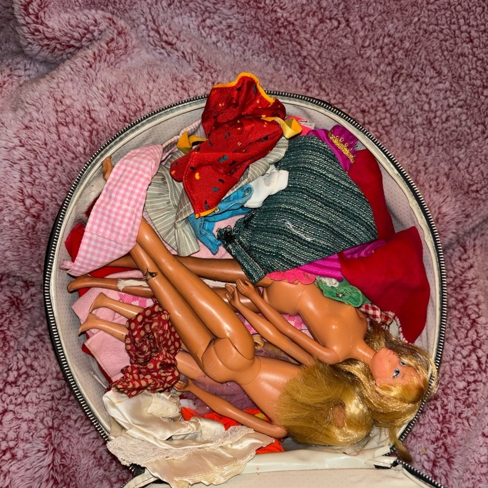 1960's Vinyl Mattel Ponytail Barbie Hat Box Case (GREAT CONDITION) - Picture 10 of 10